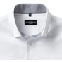 Russell Chemise contrastée à chevrons cintrée manches longues homme white/silver/convoy_grey
