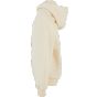 Build Your Brand Kids Fluffy Hoody White sand