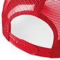 Beechfield Casquette filet junior réglable à l'arrière rouge classique/blanc
