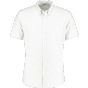 Kustom Kit Slim Fit Workwear Oxford Shirt Short Sleeve White