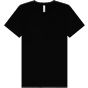 Bella Unisex v-neck jersey tee black