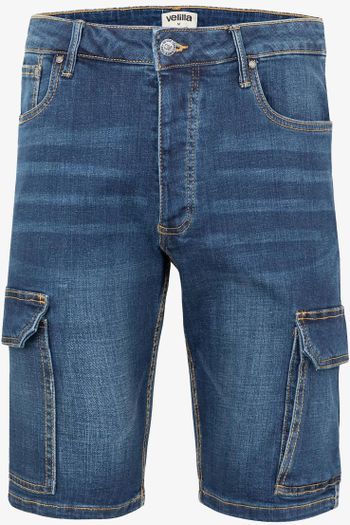 Image produit Bermuda denim stretch multipoches