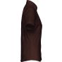 Kariban Chemise popeline polycoton manches courtes entretien facile femme brown