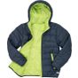 Result Junior-youth soft padded jacket navy/lime