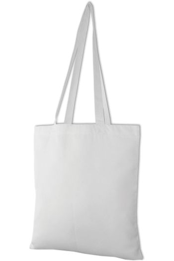 Long Handle Carrier Bag - White