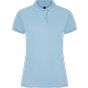 Henbury Ladies coolplus polo shirt light_blue