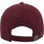 Atlantis Dad Hat Destroyed burgundy