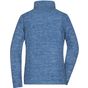 James&Nicholson Ladies´ Fleece Jacket blue_melange/navy