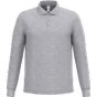 iDeal Basic Brand Polo piqué LSL homme 180 ideal_oxford_grey
