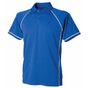 finden-&-hales Men's Piped Performance Polo royal/white