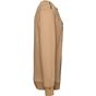 WK Designed To Work Sweat-shirt Day To Day zip poche contrastée unisexe camel/black