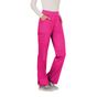 Cherokee Pantalon cargo à taille élastique pour femme electric_pink