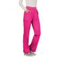 Cherokee Pantalon cargo à taille élastique pour femme electric_pink