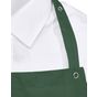 SG Accessories - Bistro Amsterdam Bib Apron with Pocket bottle_green