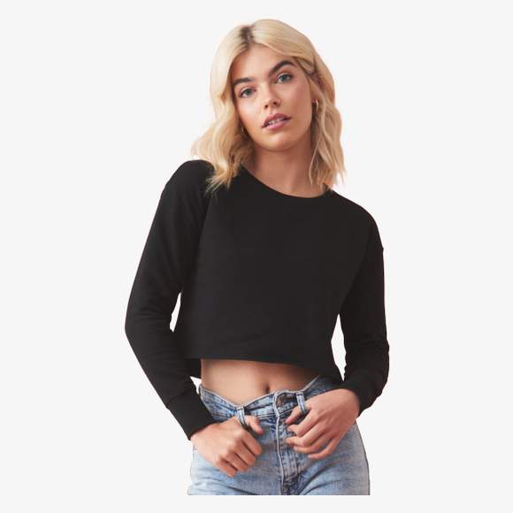 Girlie cropped Sweat AWDis Just Hoods
