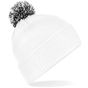 Beechfield Bonnet Snowstar® white/black