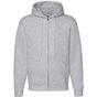 fruit of the loom Premium Hooded Sweat-Jacket heather_grey