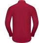Russell Chemise en Popeline Polyester Coton cintrée manches longues homme classic_red