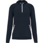 ProAct Sweat-shirt à capuche 1/4 zip sport unisexe navy
