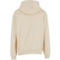 Build Your Brand Loose Fit Zip Hoody sand
