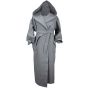 A&R Peignoir gauffré avec capuche Robezz® Anthracite grey