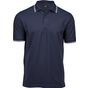 Tee Jays Luxury stripe stretch polo navy/white