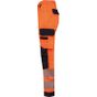 WK Designed To Work Pantalon de sécurité recyclé multipoches unisexe hi_viz_orange/navy
