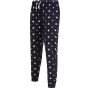 SF Clothing Unisex cuffed lounge pants navy/white_stars