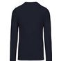 kariban T-shirt homme manches longues encolure ronde navy