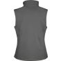 Result Womens printable softshell bodywarmer charcoal/black