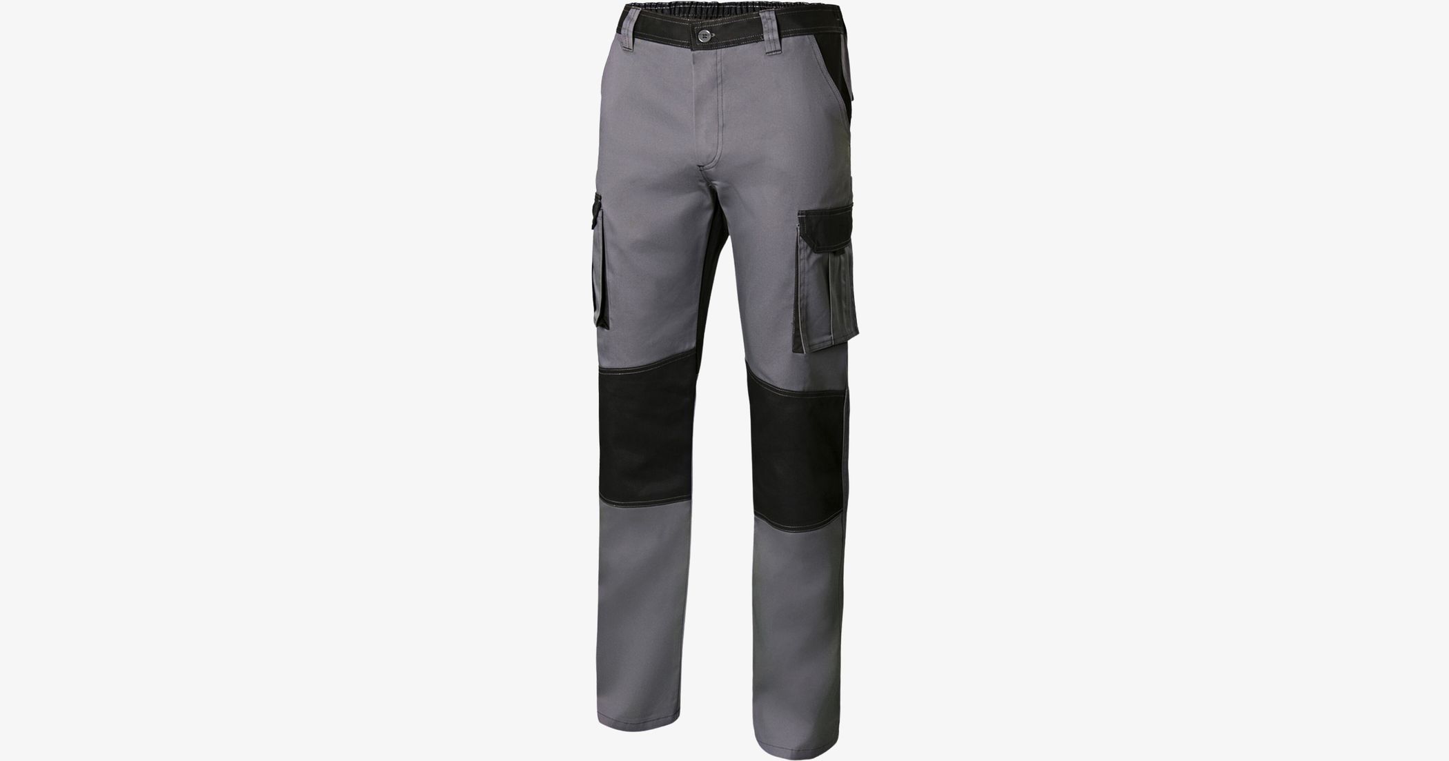Velilla 103020b Pantaloni Bicolore Multitasche Unisex, Slim Fit, Elastici, Rinforzati, Per Lavoro E Tempo Libero - 4