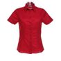 kustom kit Promotional Oxford Blouse red
