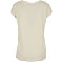 Build Your Brand Ladies Extended Shoulder Tee sand