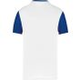 ProAct Maillot manches courtes bicolore unisexe white/dark_royal_blue