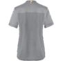 karlowsky Women's Short-Sleeve Chef Jacket Green Generation Sustainable GRS Platinum grey