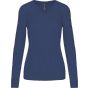 Kariban Pull col V femme deep_blue