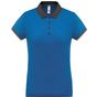 ProAct Polo piqué performance femme sporty_royal_blue/sporty_grey