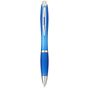 Bullet Nash - Stylo bille avec corps et grip colorés aqua_blue