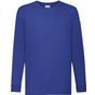 fruit of the loom Long Sleeve Valueweight T Kids bleu_royal