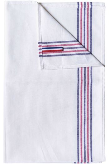 Essuie-vaisselle 5 rayures Origine France Garantie - White