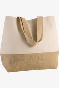 Image produit Sac shopping en toiles de coton & jute