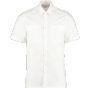 Kustom Kit Pilot Shirt Short Sleeve White