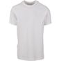 Build Your Brand Back Seam Tee white