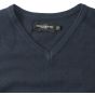 Russell Pullover col V sans manches french navy