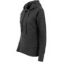 Build Your Brand Ladies Cuff Pockets Hoody Charcoal