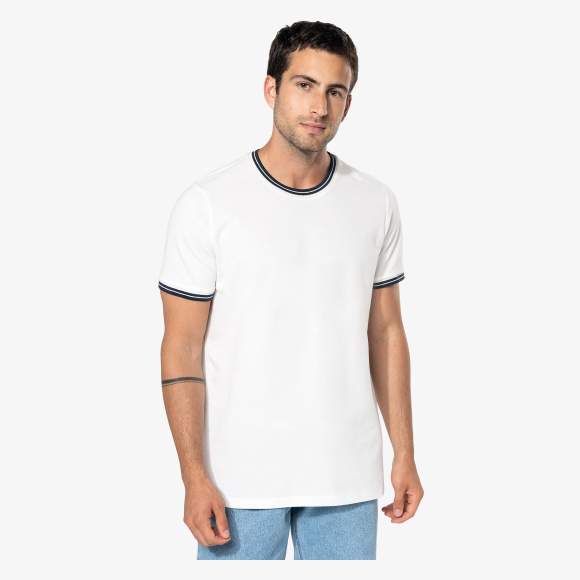 T-shirt maille piquée col rond homme kariban