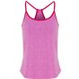 TriDri Débardeur de yoga femme Tridri® pink_melange/hot_pink