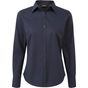 Premier Chemisier popeline à manches longues pour femme navy