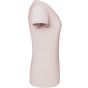 fruit of the loom Ladies 150 V-neck T powder rose