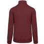 kariban Sweat-shirt col zippé wine